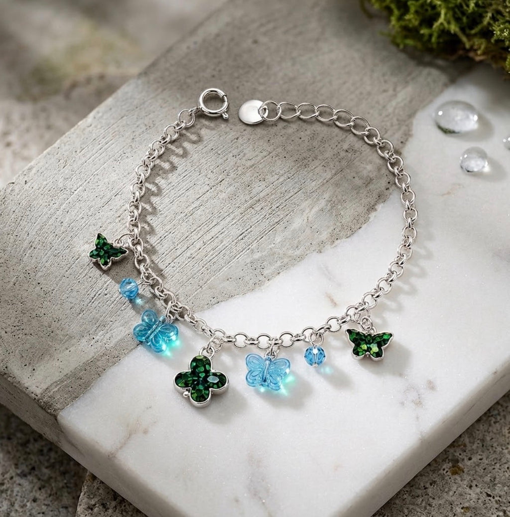 Butterfly Charm Bracelet