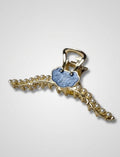 Metallic Marble Claw Clip