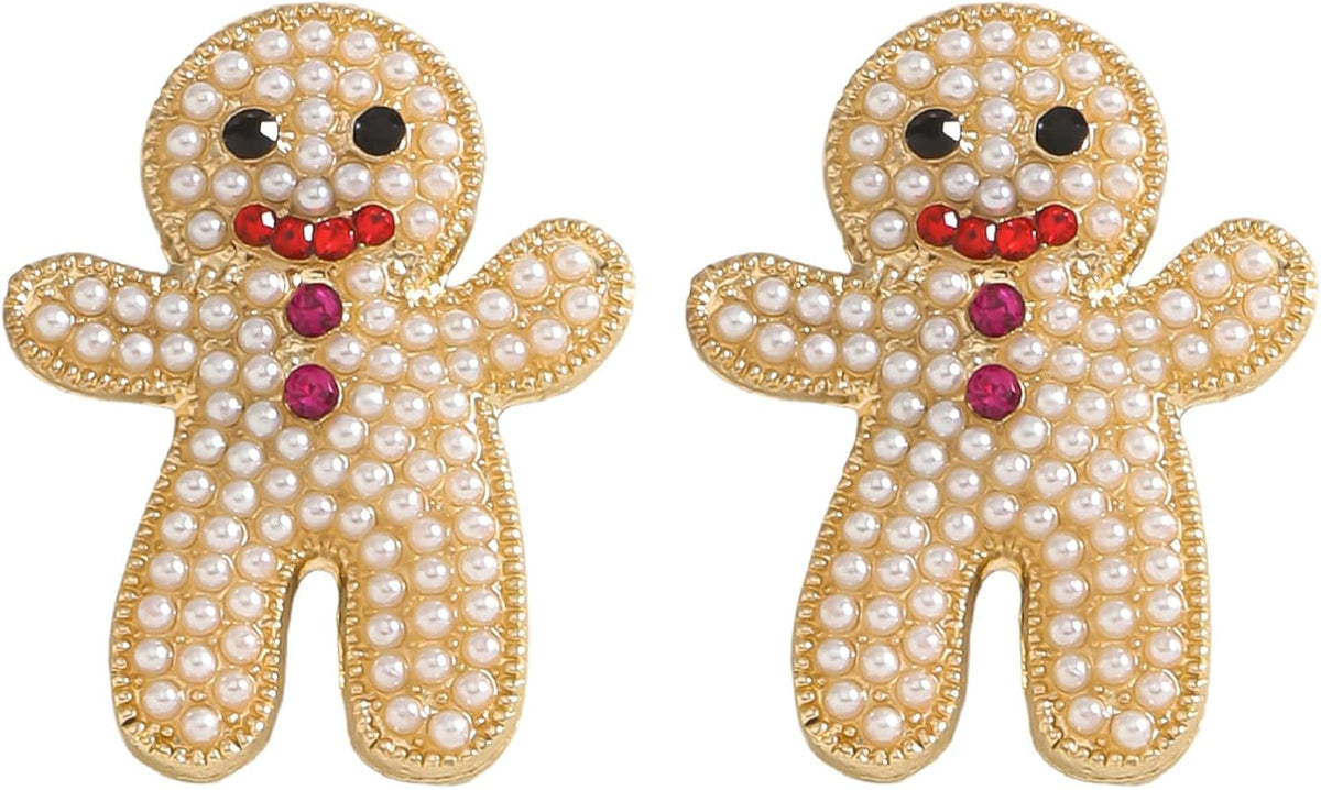 Gingerbread Charm Earrings