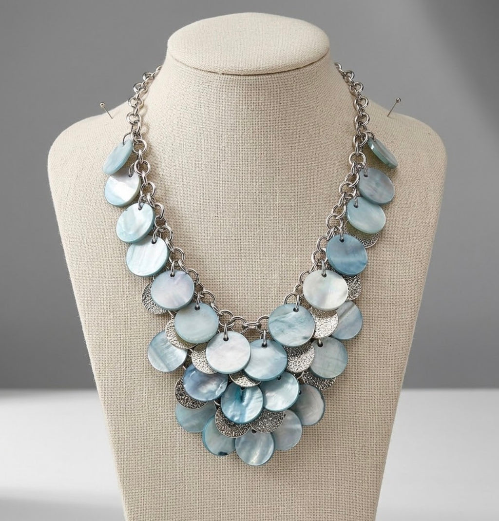 Arctic Coin Ethnic Necklace