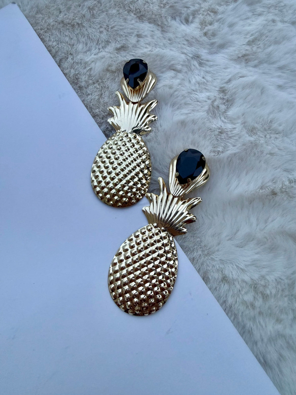 Pineapple Royale Statement Earrings
