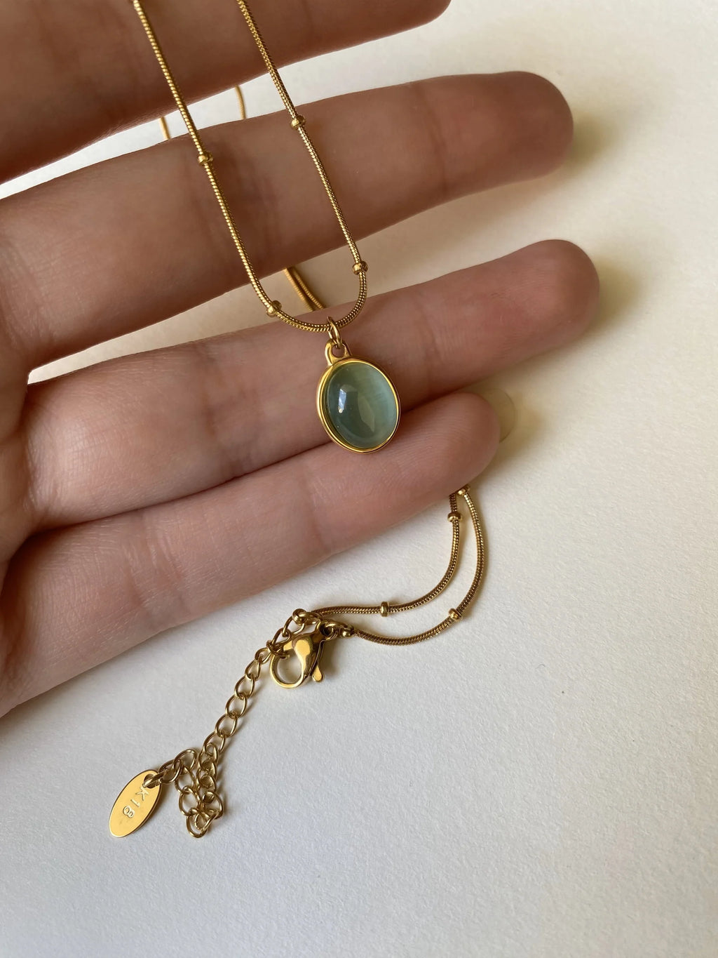 Opal Cat-Eye Necklace