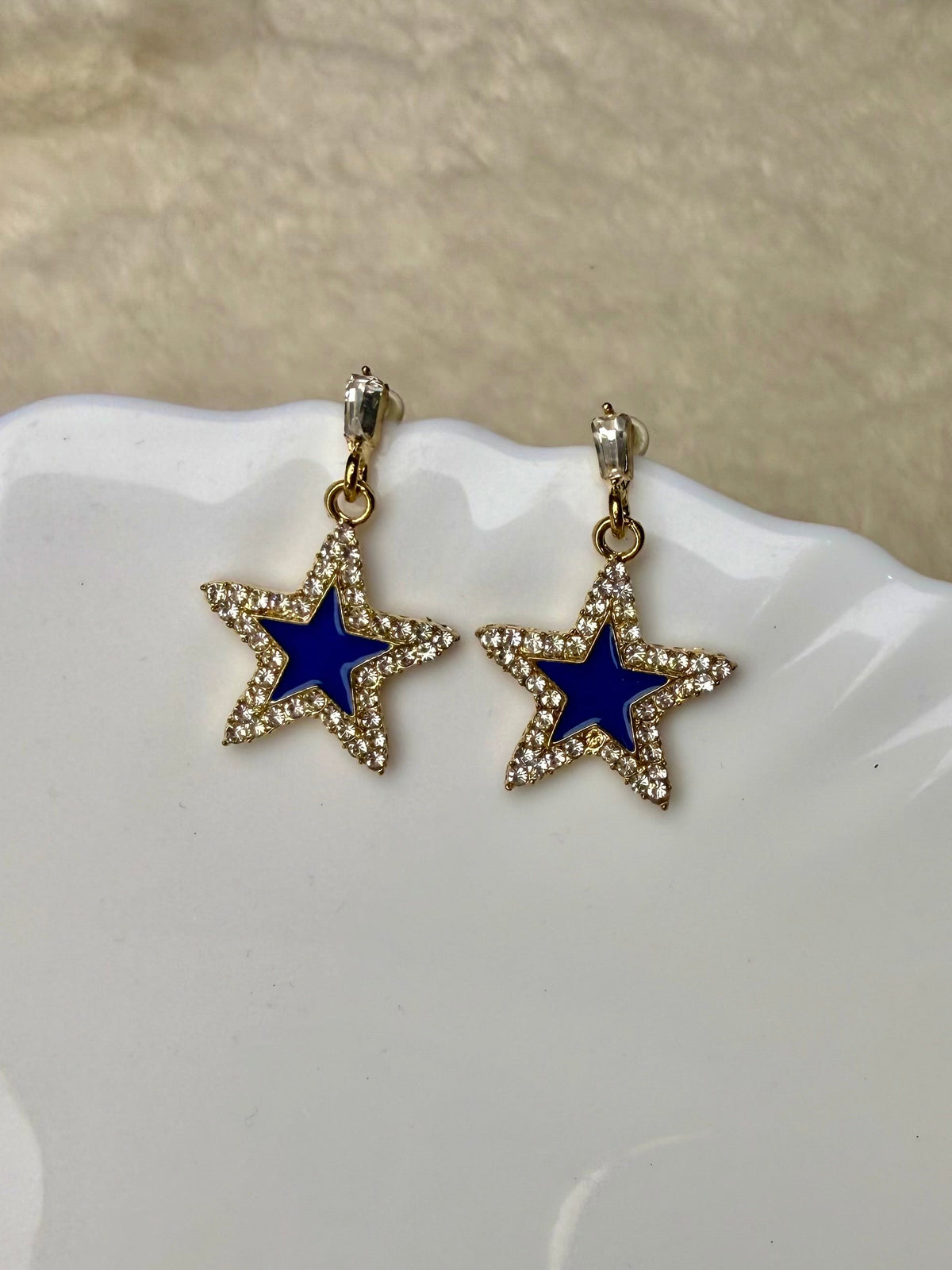 Celeste Star Drop Earrings