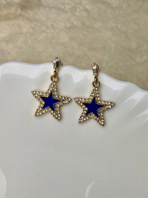 Celeste Star Drop Earrings