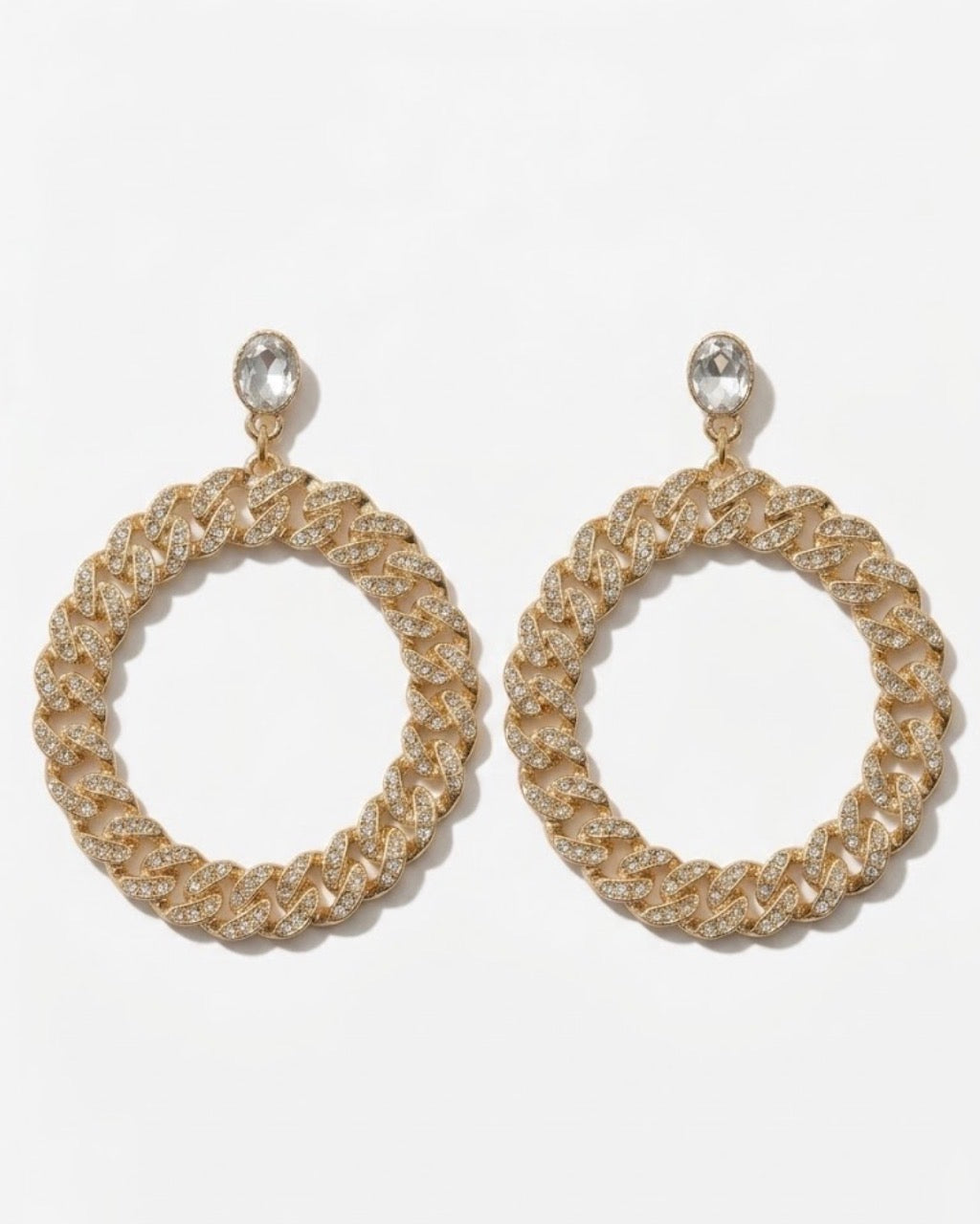 Luna Link Statement Earrings