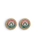 Rosé Bloom Stud Earrings
