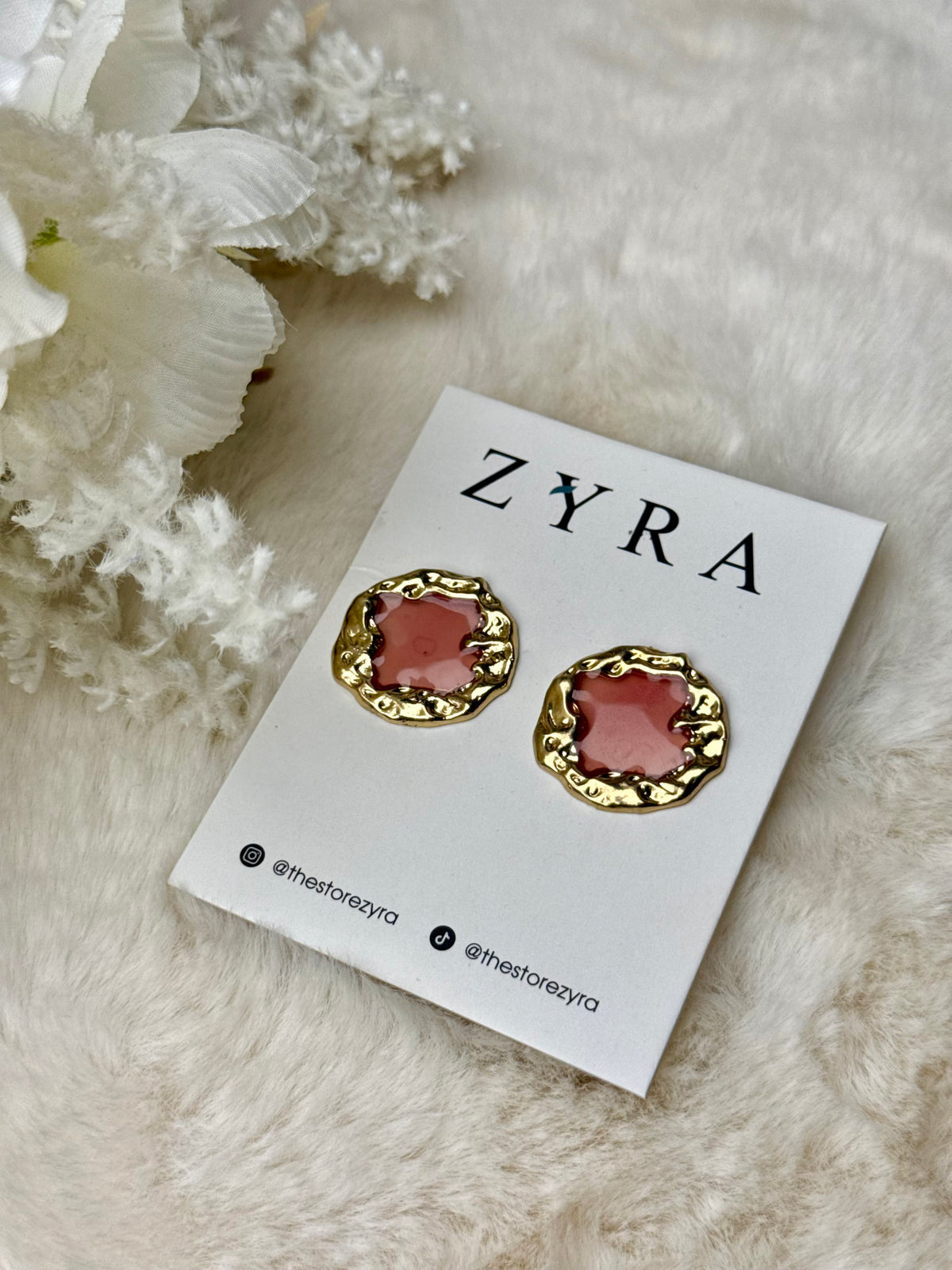 Terracotta Luxe Studs ✨