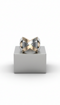 Platinum Geometric Ring
