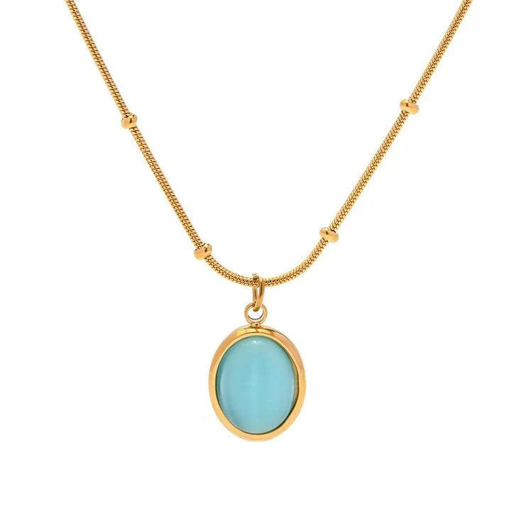 Opal Cat-Eye Necklace