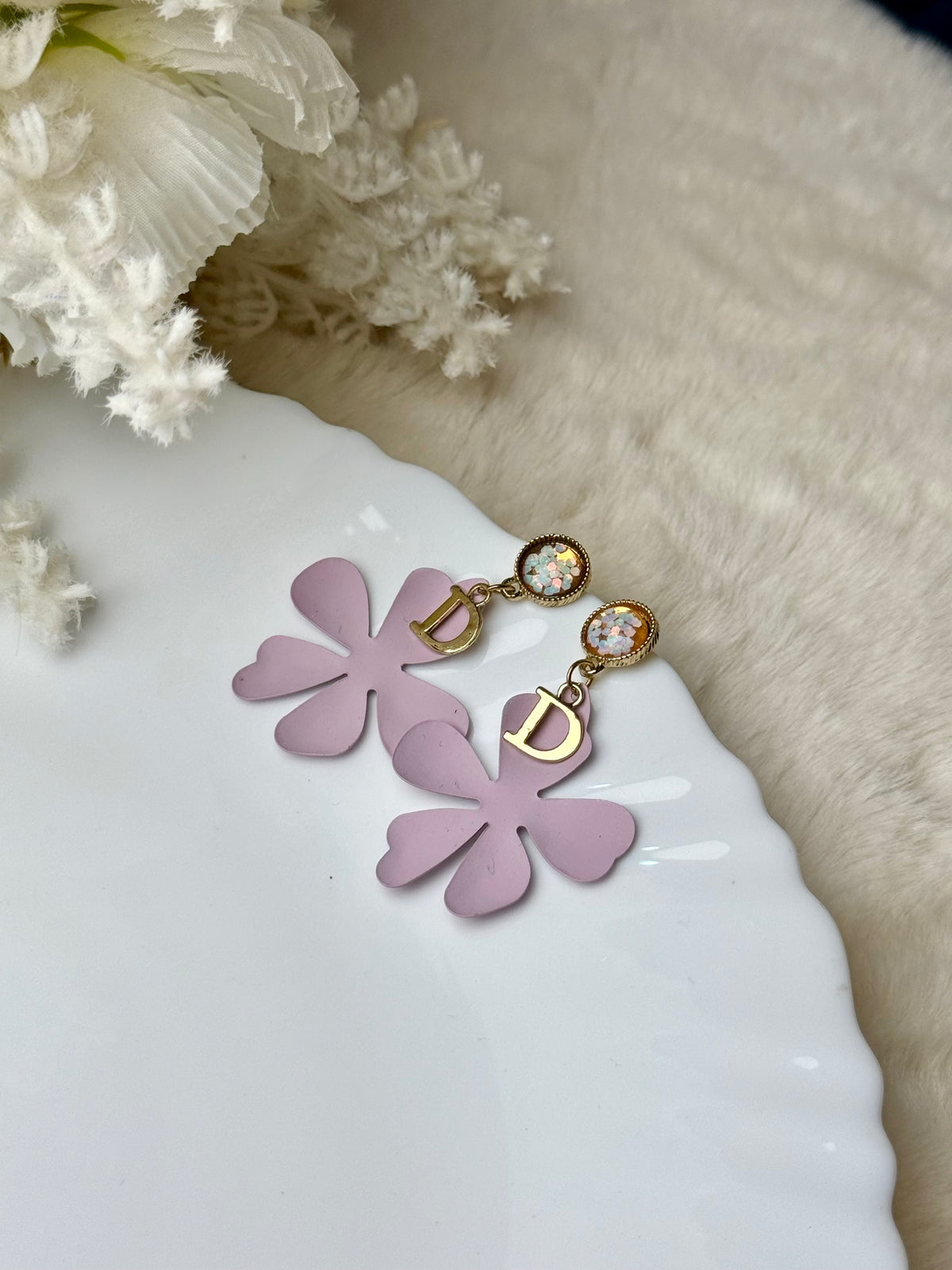 Lilac Bloom Earrings ✨
