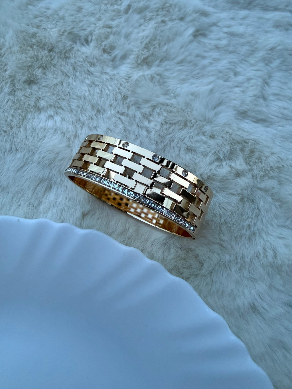 Geometric Steel Cuff