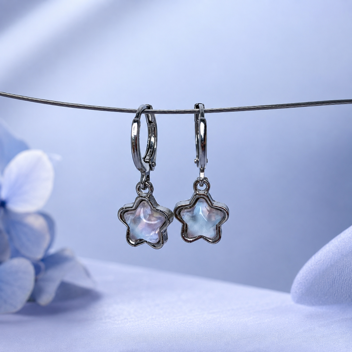 Celeste Star Drop Earrings ✨