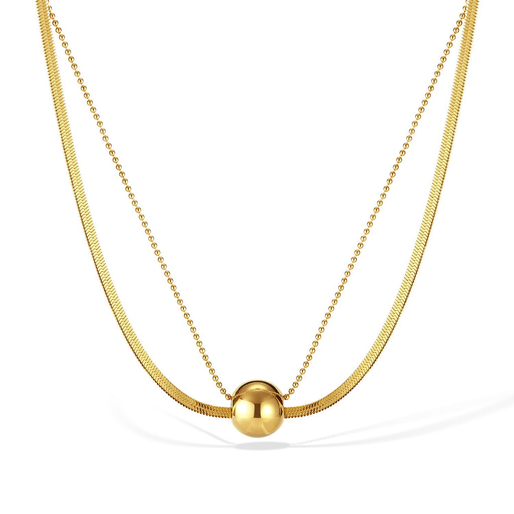 Minimalist Ball Double layer chain