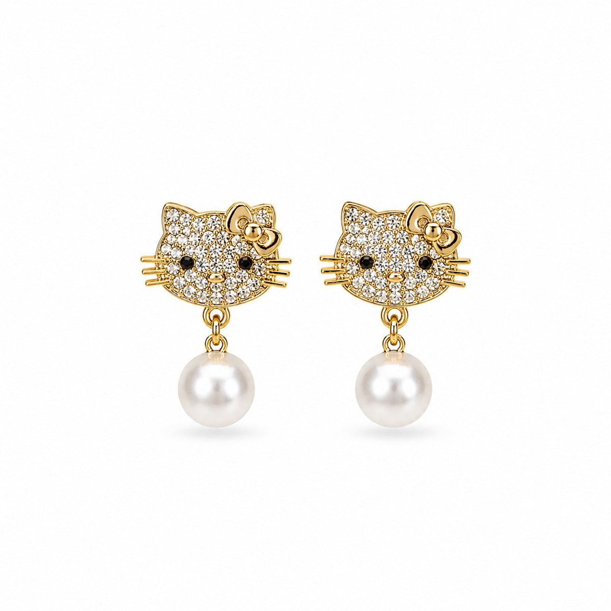 Miss kitty earrings