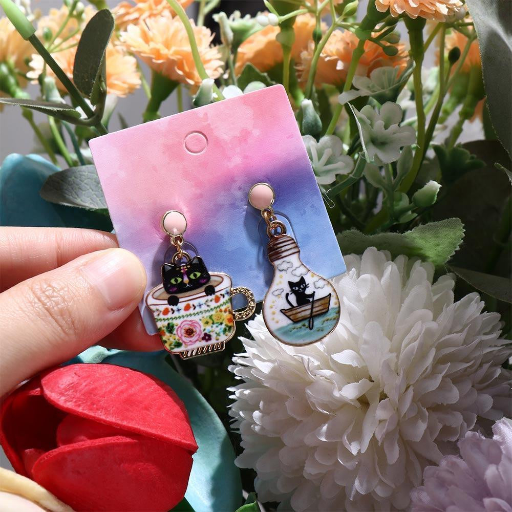 Purrfect Cup Earrings