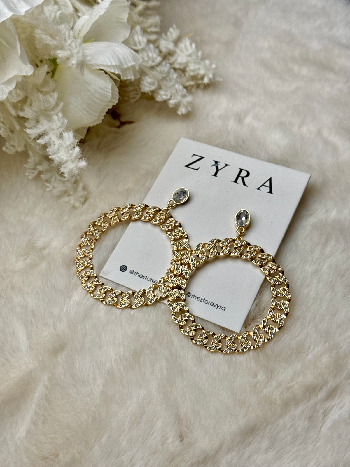 Luna Link Statement Earrings