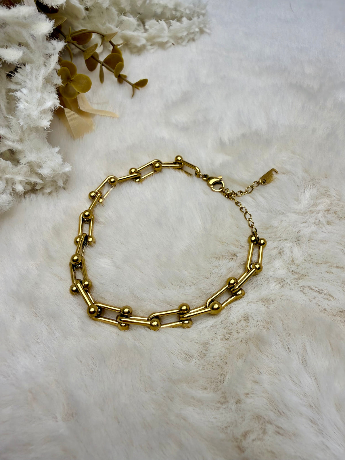 Bold Steel Link Bracelet