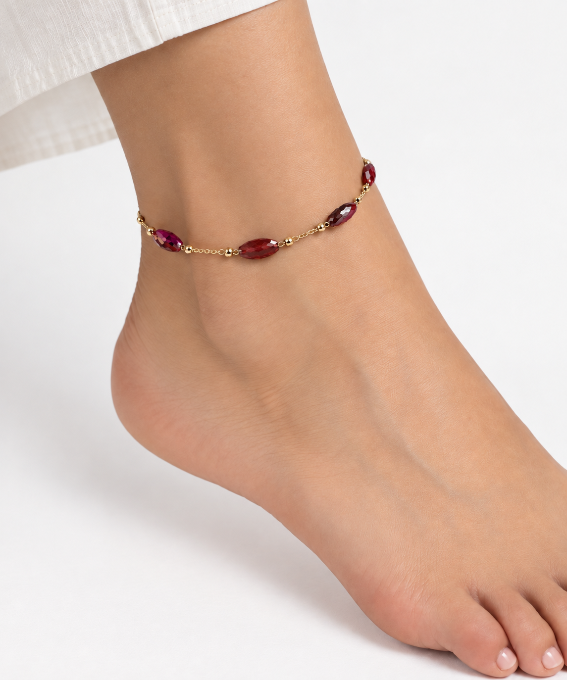 Ruby's Cousin Anklet