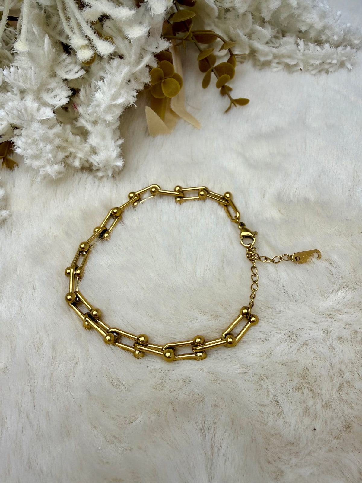 Bold Steel Link Bracelet