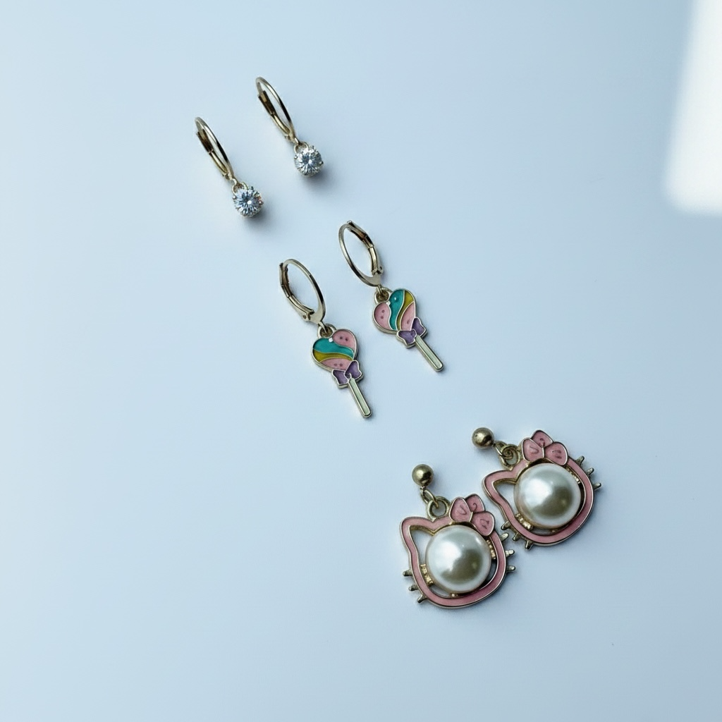 Hello kitty earrings