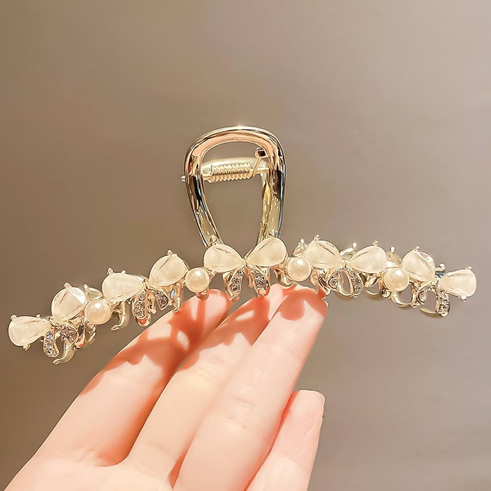 Peach Blossom Claw Clip